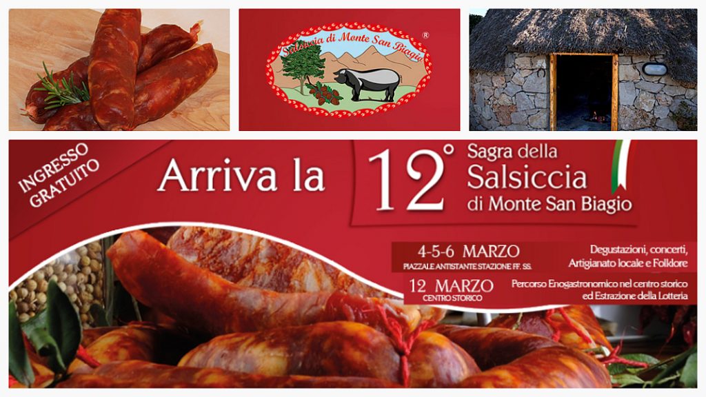 La Sagra della Salsiccia di Monte San Biagio, un viaggio tra bontà, tradizioni e folklore