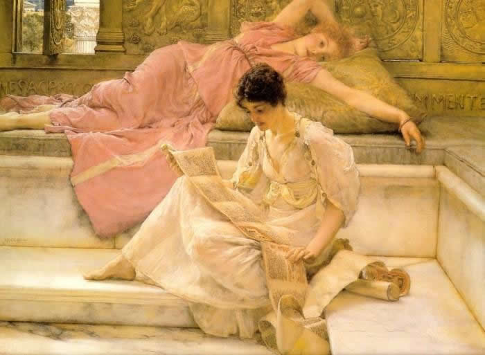 Lawrence-Alma-Tadema-Il-poeta-preferito