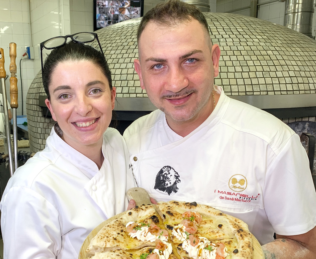Con Sasà Martucci, pizza e bollicine made in Campania