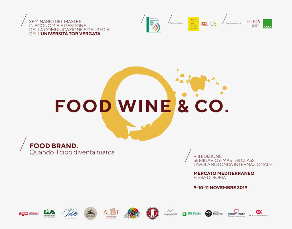 Argomenti del seminario sul Food branding alla Fiera di Roma