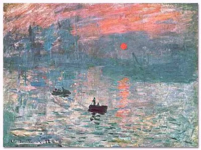 L'alba di Claude Monet