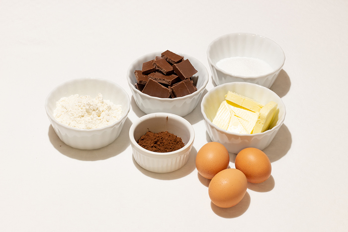 Ingredienti per la Brownies cheescake 