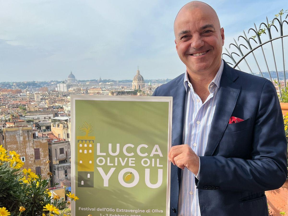 Fausto Borella ideatore del festival a Lucca sull'olio extravergine d'oliva