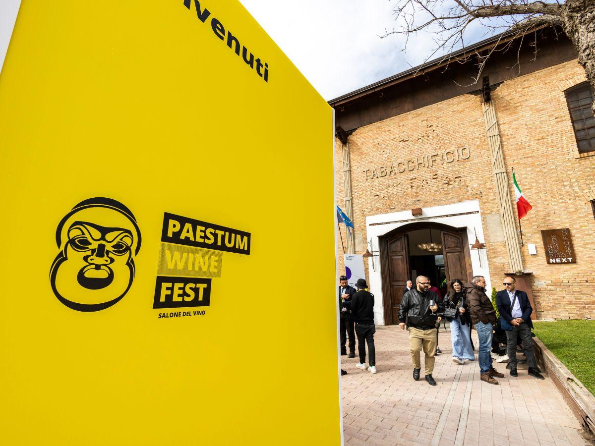 L'ingresso della manifestazione Paestum Wine Fest